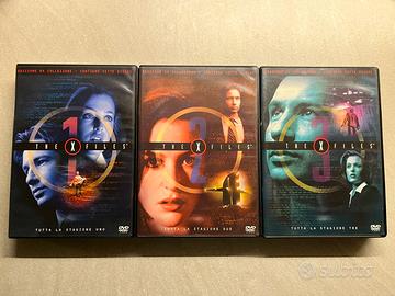 X-Files dvd stagioni 1-2-3 cofanetto