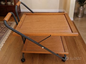 Carrello pieghevole, due ripiani