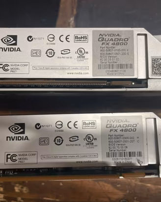 NVIDIA Quadro FX 4800 1.5GB GDDR3 PCIe Workstation