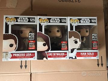 3 Funko Pop Star Wars Galactic Convention 2017