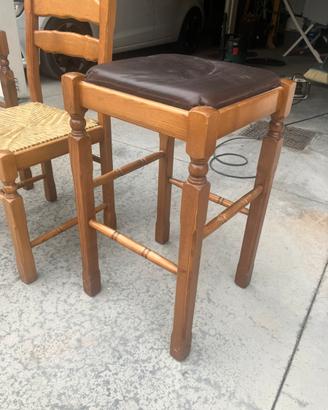Sedie e sgabelli legno