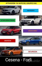 ACCESSORI,TIGUAN,TAIGO,GOLF,T-ROC,AUDI,ATTIVAZIONI