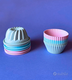 18 Stampi per Muffin, cupcake e dolci