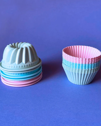 18 Stampi per Muffin, cupcake e dolci