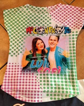 t shirt bambina 6-7 anni Me contro te 