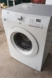 lavatrice + asciugatrice garantite AEG slim 55cm 