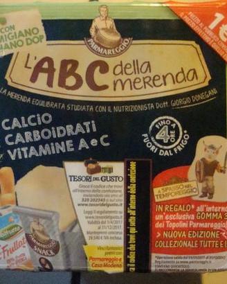 Abc merenda topolini parmareggio tutte collezioni