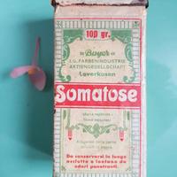 Latta vintage "Somatose" Bayer – antica farmacia