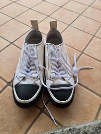 sneakers scarpe Marcelo Burlon bianche basse 