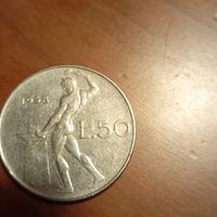RARO 50 lire 1958  Repubblica Italiana