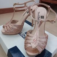 Sandali Gioiello Renato Balestra – Color Cipria