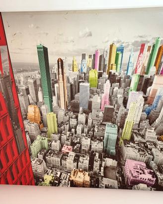 Quadro New York con telaio legno