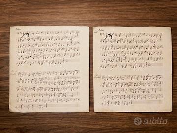 Spartitomanoscritto  Valzer Bellini & Polka Vinta