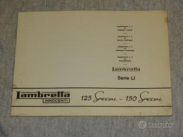 SUPPLEMENTO CATALOGO RICABI LAMBRETTA LI 125 150