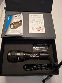 seac r15 torcia sub a led
