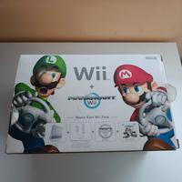 Wii Mario kart pack come nuovo perfetto 