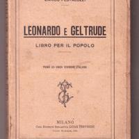 Enrico Pestalozzi Leonardo e Geltrude 1919 1a ed.