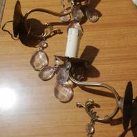 Coppia di applique da parete 