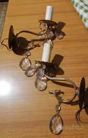 Coppia di applique da parete 