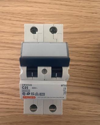 MAGNETOTERMICO C25 GEWISS GW 92049 6000ka