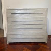 Cassettiera Shabby Legno massello