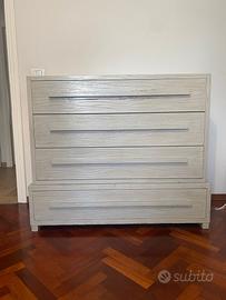 Cassettiera Shabby Legno massello