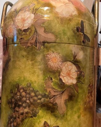 Bidone latte decorato