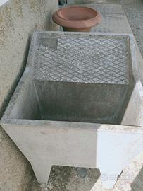 lavabo da esterno in graniglia