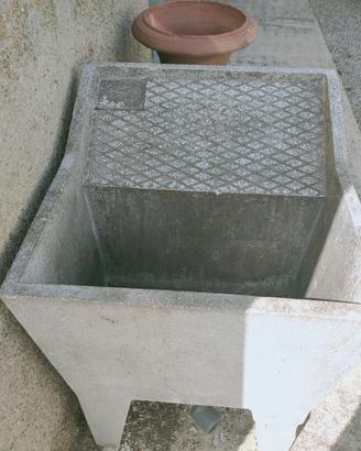 lavabo da esterno in graniglia