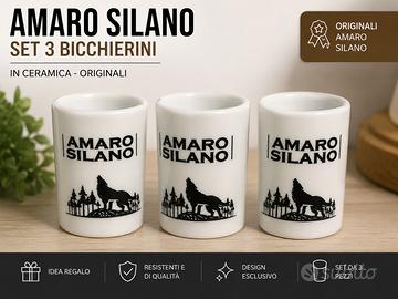 Set 3 Bicchierini Amaro Silano Originali