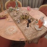 tavolo  sedie bacheca stile veneziano