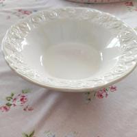 Shabby/ piatto fondo/ piatto bianco/ rose bianche