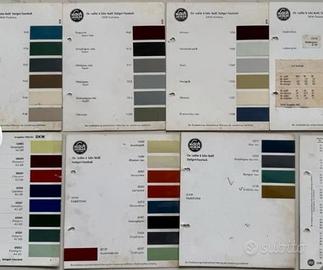 Campionario colori carrozzeria auto DKW Auto Union