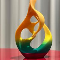 Oggetto d’Arredo Multicolor-Decorazione Originale