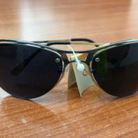 Occhiali da sole unisex neri/ argento