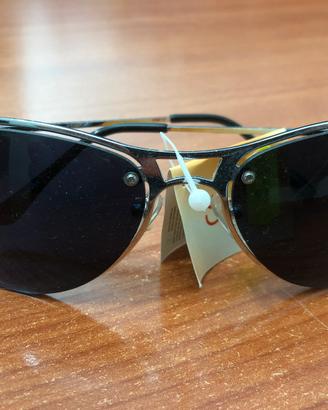 Occhiali da sole unisex neri/ argento