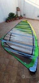 Attrezzatura Windsurf (Vela,Piedino,Prolunga)