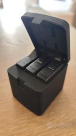 Kit 3 batterie e carica Vemico per Gopro