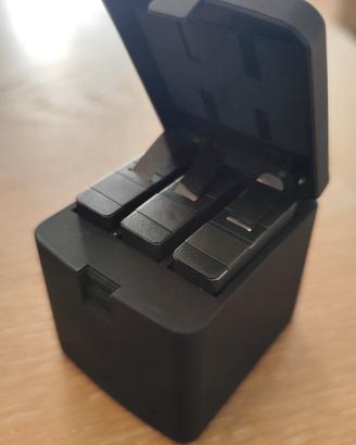 Kit 3 batterie e carica Vemico per Gopro