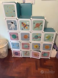 Armadio compinibile per bambini