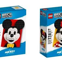 LEGO Brick Sketches 40456 40457 Topolino Minnie