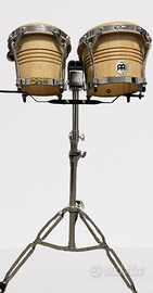 MEINL BONGO pro set pelliccia naturale e supporto