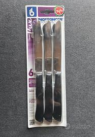 Set 6 coltelli da cucina per pizza o carne Bonomi