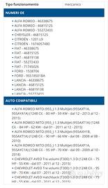 Pompa acqua Continental