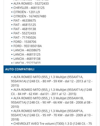 Pompa acqua Continental