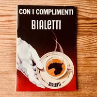 Libretto pubblicitario Bialetti originale anni '60