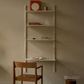 Libreria/scrivania di design (da parete)