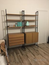 Librerie anni 50 stile scandinavo