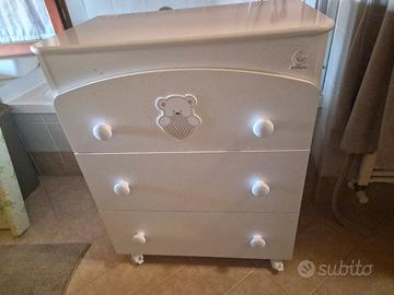 fasciatoio bambini con vaschetta