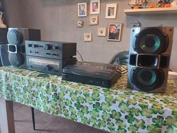 Impianto HI-FI Completo AKAI + SONY